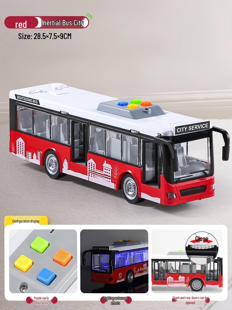 Large Children's Toy School Bus: Model Simulation Coach for Boys