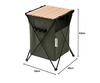 [Campers Collection Yamazen] LOAD Bucket Table, LOAD-BT Green, 42cm Wide x 45cm Deep x 63cm High