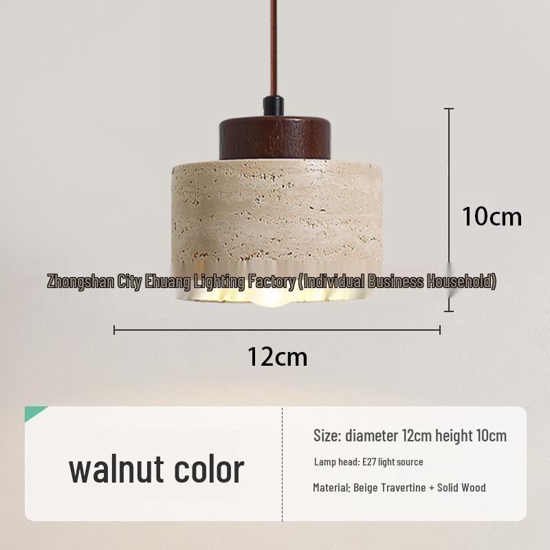Желтый травертиновый ретро-люстра в стиле ваби-саби для современных минималистичных пространств No light source
