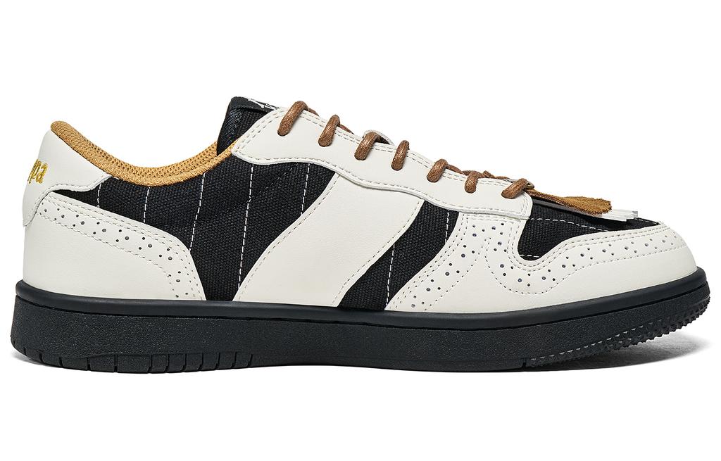 Men's Sneakers Kappa Back to Back Slip Resistant Abrasion Resistant Low top Skateboard Shoes Unisex White