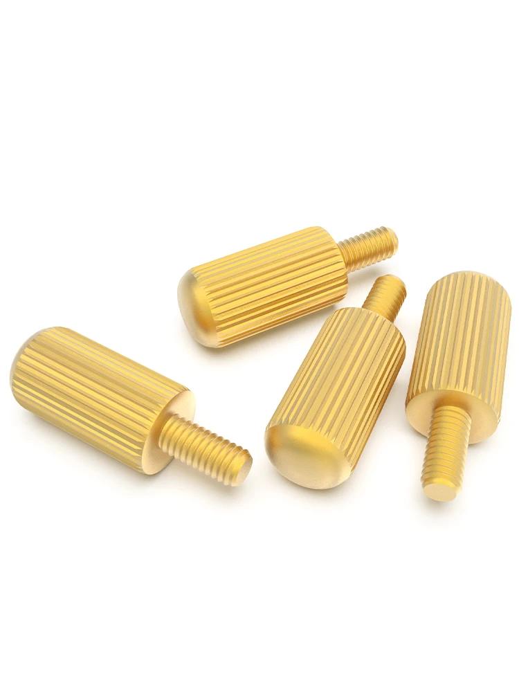 M3 M4 M5 X 6 8 10 12 16 20 Mm Brass Hand Twisting Small Head Screw Bolt