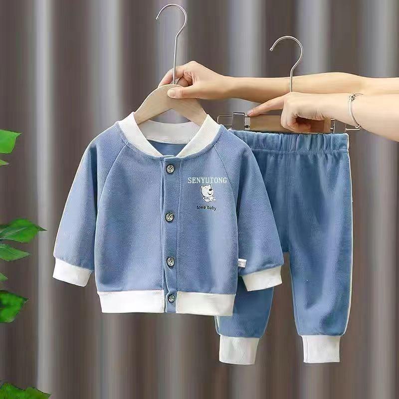 Spring & Autumn Baby Cardigan Set - Newborn & Boy Outerwear for Spring & Autumn