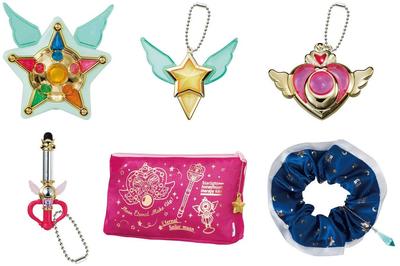 Pretty Guardian Sailor Moon Capsule Goods Deluxe, insgesamt 6 Arten