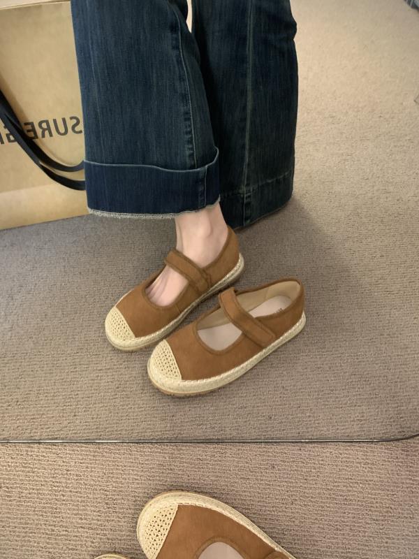 

Модная летняя обувь женские повседневные кроссовки мягкие осенние вязаные балетки женская обувь слипоны 2025 новая осенняя обувь для платья слипоны Leisu 35