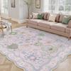 Carpet for Living Room Carpet Non-slip Machine Washable Floor Mat Retro Bohemian Floral Geometric Rug Large Size Home Decor Rugs