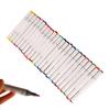 24 Colors Paint Markers Dual Tip Quick Drying Paint Markers Pens for Wood Rock Painting Canvas Stone Glass Ceramic DIY