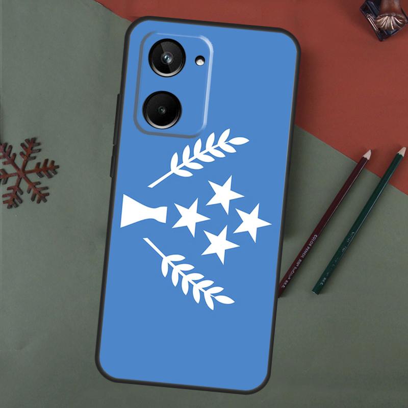 Kosrae Flag Case For Realme C75 C65 C67 C71 C63 C61 C55 C51 C53 C35 11 12 13 14 15 Pro Plus GT6 GT7 Pro