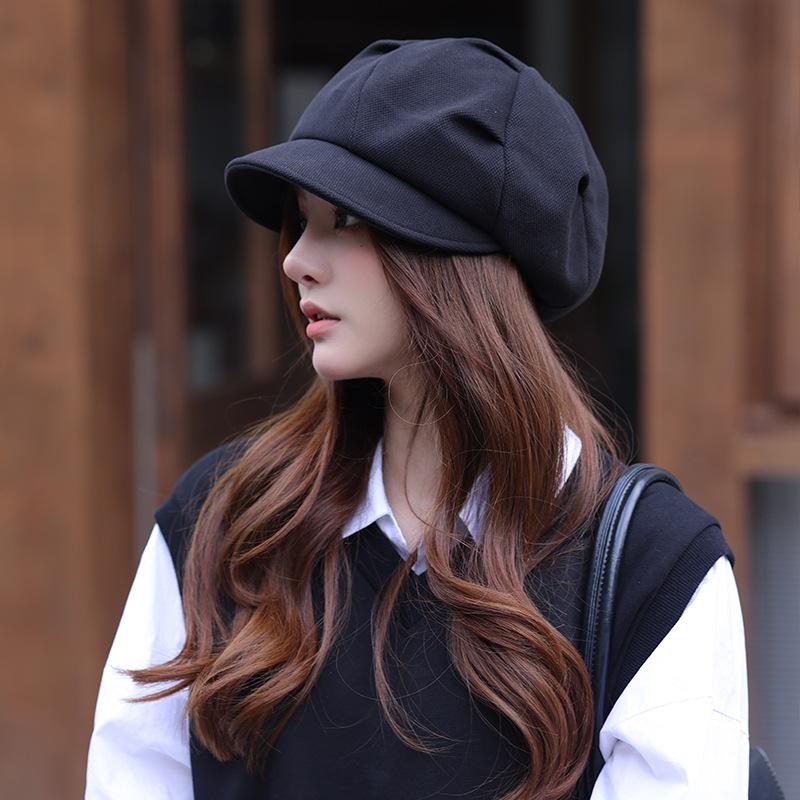 

Шерстяной облачный берет женский осенне-зимний интернет-знаменитый универсальный восьмиугольный головной убор повседневная модная шляпа художника one size