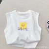 Men's and Women's Vests, Children's Baby Summer Sleeveless Tops, New Children's Versatile Bottoming Shirts, Children's Clothing Trend