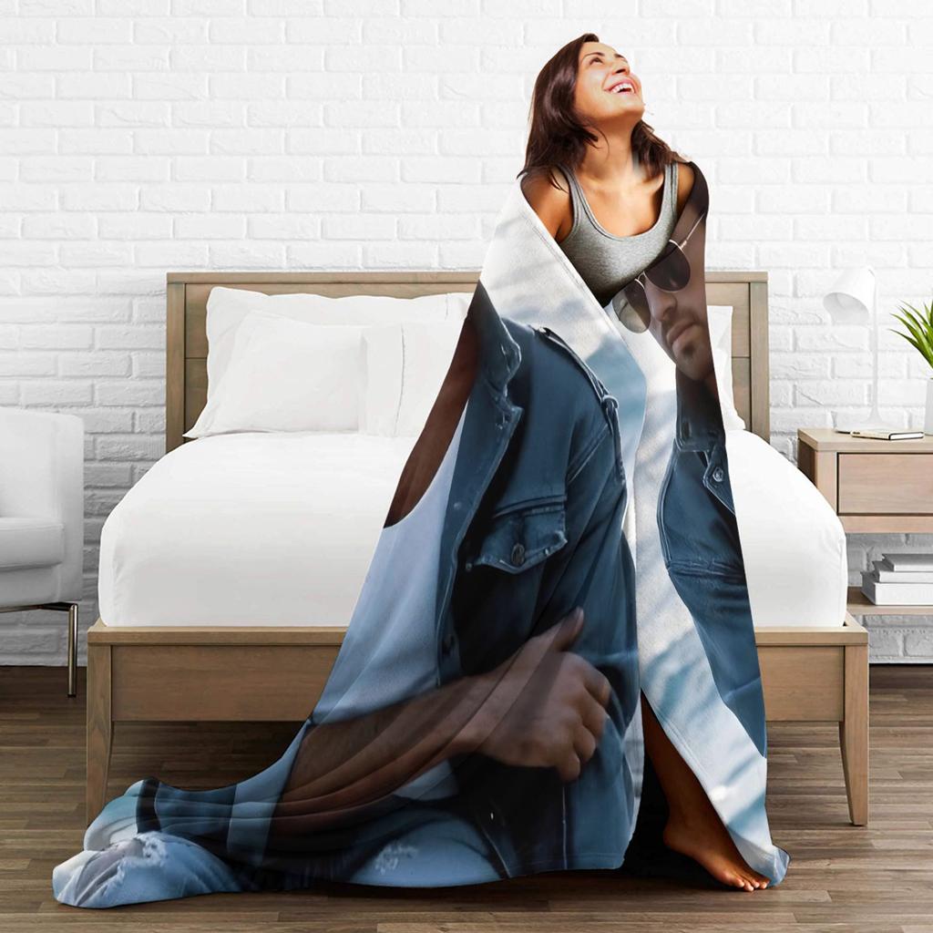George Michael Blanket Quality Super Warm Throw Blanket Spring Students Couch Bed Fashion Bedspread
