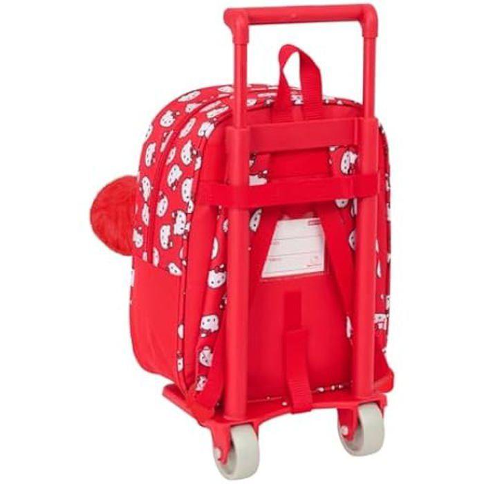 Sac À Dos - SAFTA - Hello Kitty ICONIC - Chariot Inclus - Confortable - Rose