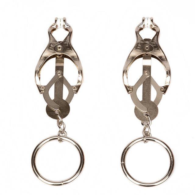 Bdsm Bondage Choker Collar with Nipple Clamp Breast Clip Chain Fetish Slaves Flirt Adult Games Erotic Tools Sex Toys for