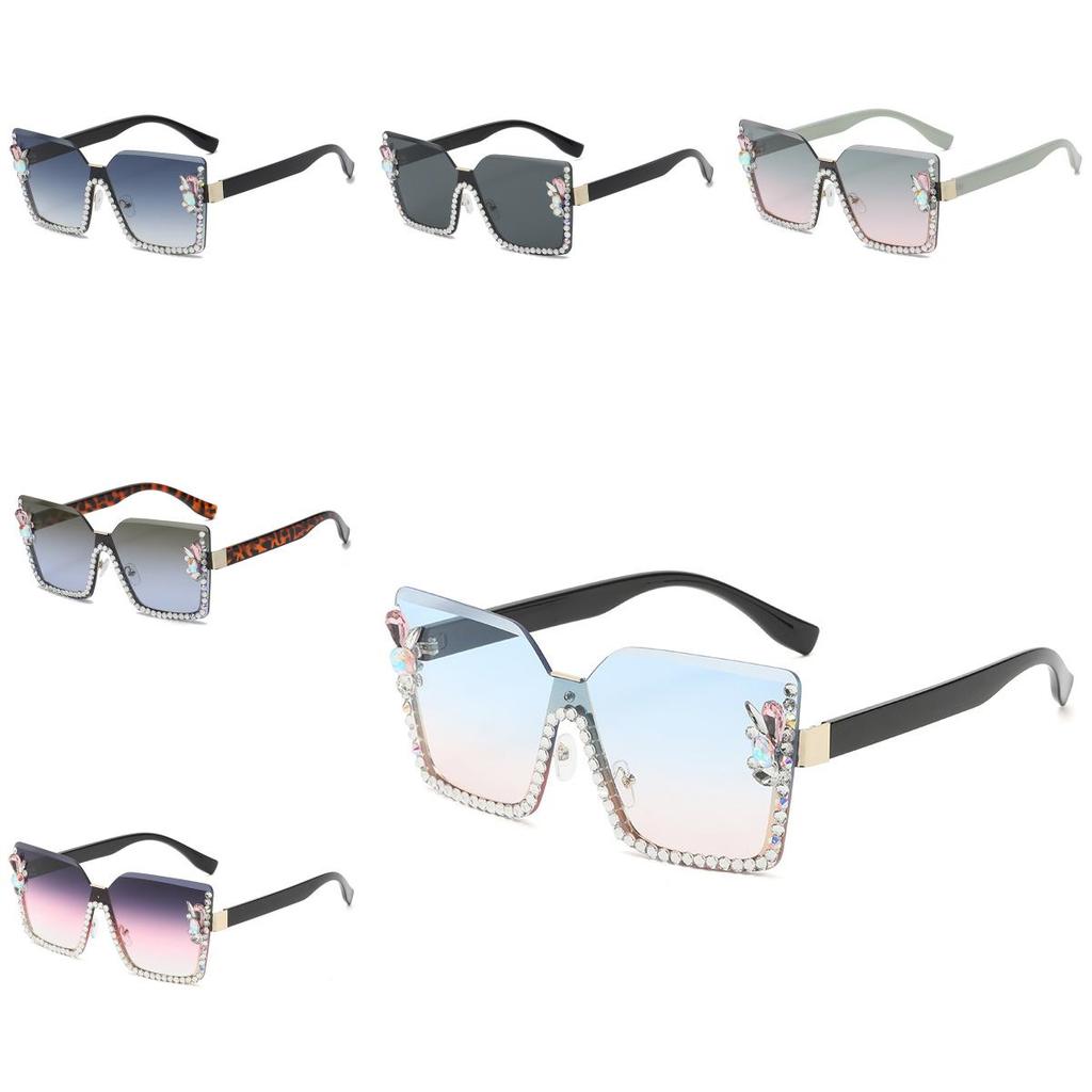 Gradient Elegant Casual Lens Resin Metal Sunglasses Summer Protection Uv