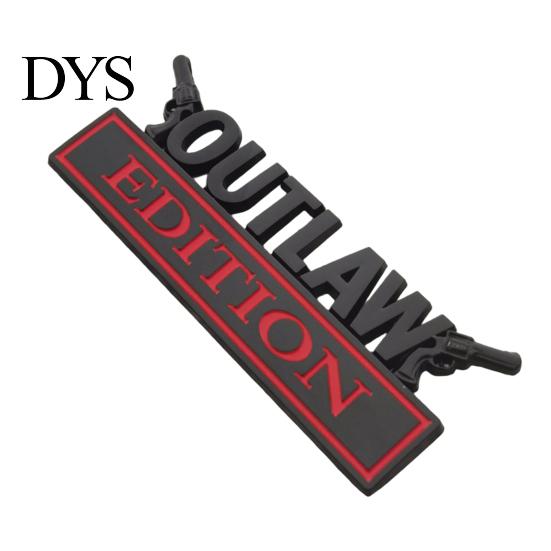 Sunproof Car Sticker 3D Metal Emblem OUTLAW Chrome Letter for Body Long-lasting Decal & Tailgate Zinc Alloy Auto Badge Waterproof Scratch-Resistant