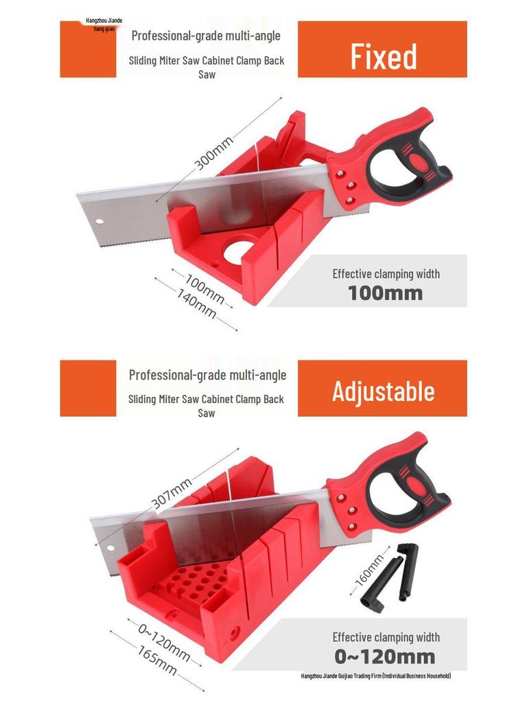 45° Multifunctional Miter Saw for Gypsum Line & Cabinet Woodworking