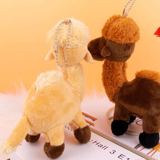 Doll Lifelike Cuddly Soft Animal Baby Key Chain Toy for Kids
