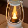 Retro Style Small Lantern Christmas Decoration Pony Lantern LED Candle Kerosene Lamp