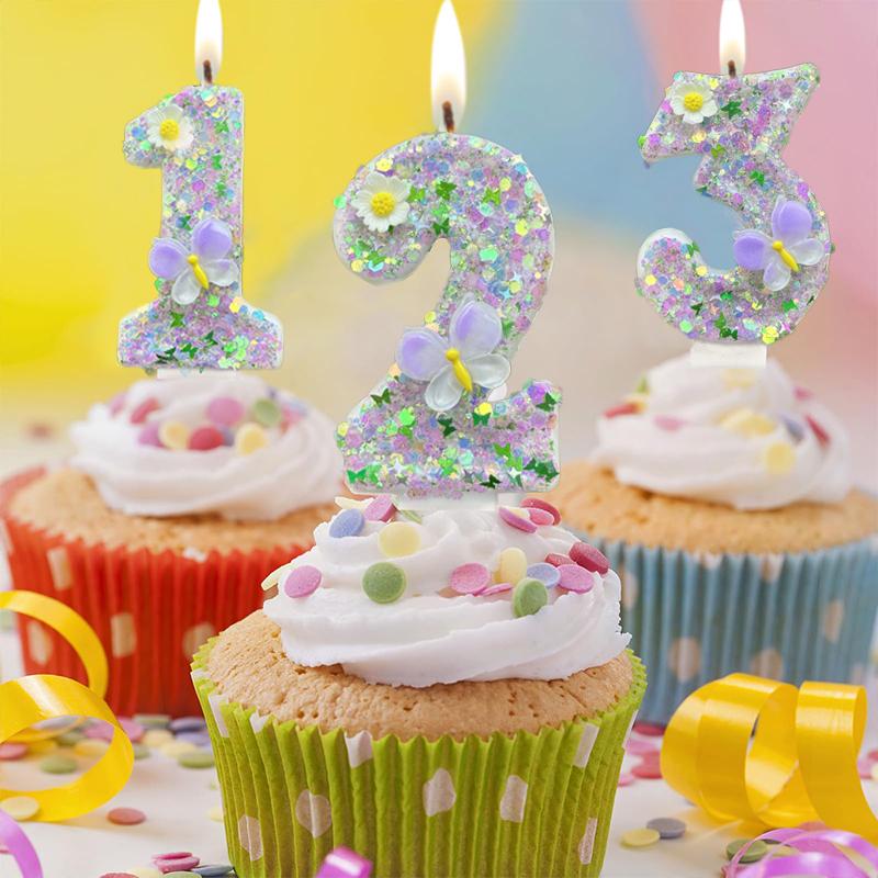 1PC 10 Durable Number Candles Reusable Custom Age Candles for Cakes Food-Safe Plastic Material 7.5x4cm