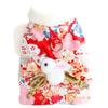 1PC Dog Clothes Autumn and Winter Thick Cat Princess Romantic Cherry Blossom Kimono Cotton Coat Small Dog Teddy