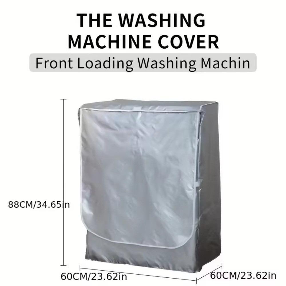 Universal Drum Washing Machine Cover Waterproof Elastic UV Resistant Cover Dustproof Appliance Protector Fits Multiple Brands