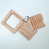 Knitting Needle Gauge Knitting Yarn Gauge Knitting Ruler Wood Knitting Gauge Tool Set for Beginner and Professional