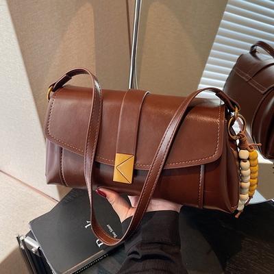 Borsa di alta gamma, Borsa a spalla singola alla moda da portare sotto il braccio, Borsa a tracolla squisita e semplice da pendolare