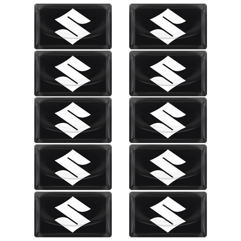 Car Styling 3D Epoxy Car Steering Wheel Dashboard Decoration Stickers for Suzuki SV 650 B-King GSR GSR750 GSR600 SV 650 BURGMAN DRZ GSXF