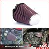 For Harley Softail Road King FLHR High Flow Air Filter Element Oval Tapered RC-3680 Air Cleaner Intake Replacement 62mm Intake