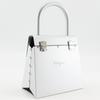 Salvatore Ferragamo Gancini Handbag AU21-6716 One handle Silver Aluminum Women Used