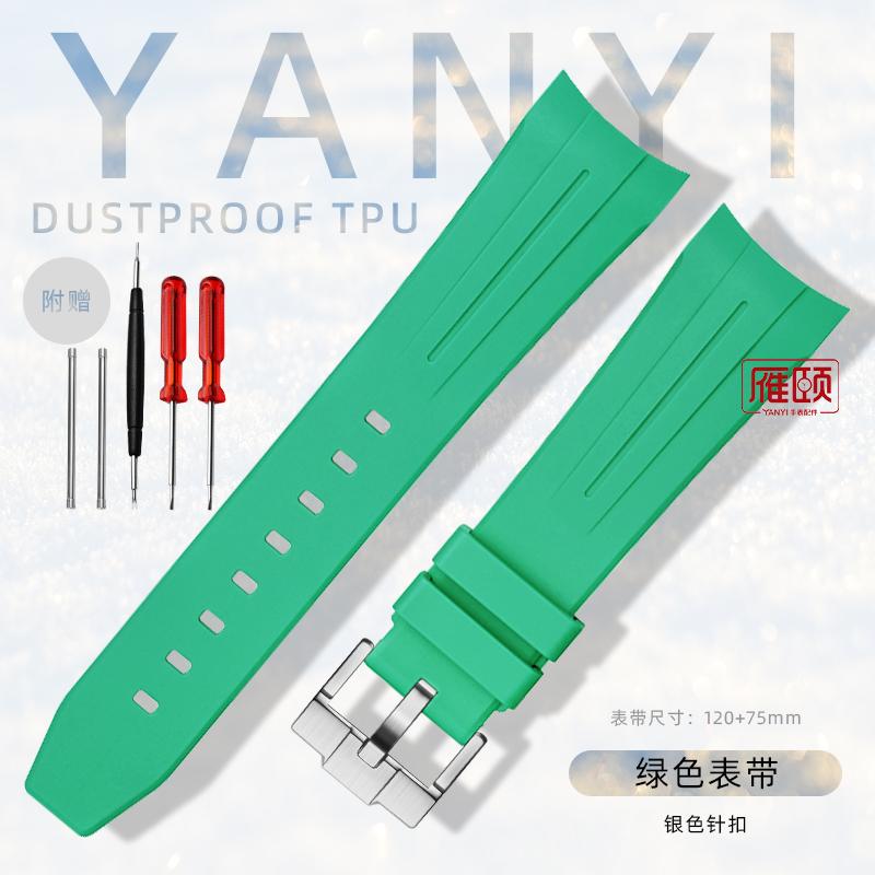 Gummiarmband für Blancpain X Swatch Five Oceans Gummi-Taucharmband, wasserdicht, 22 mm, Herrenuhrenarmband mit Schraubwerkzeug