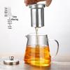 WZ Glass Heat-Resistant Teapot with Stainless Steel Filter