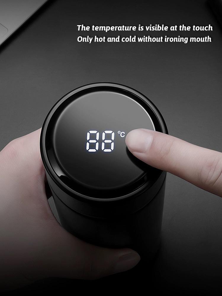 Držáky na nápoje do auta Nerezová termoska LED Inteligentní hrnek s teplotou Pro Jeep Grand Cherokee Wrangler Gladiator Compas