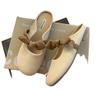 Flat-bottomed bag head half slippers women's shoes wear new spring and summer pregnant women lazy half tray gentle evening cool slippers