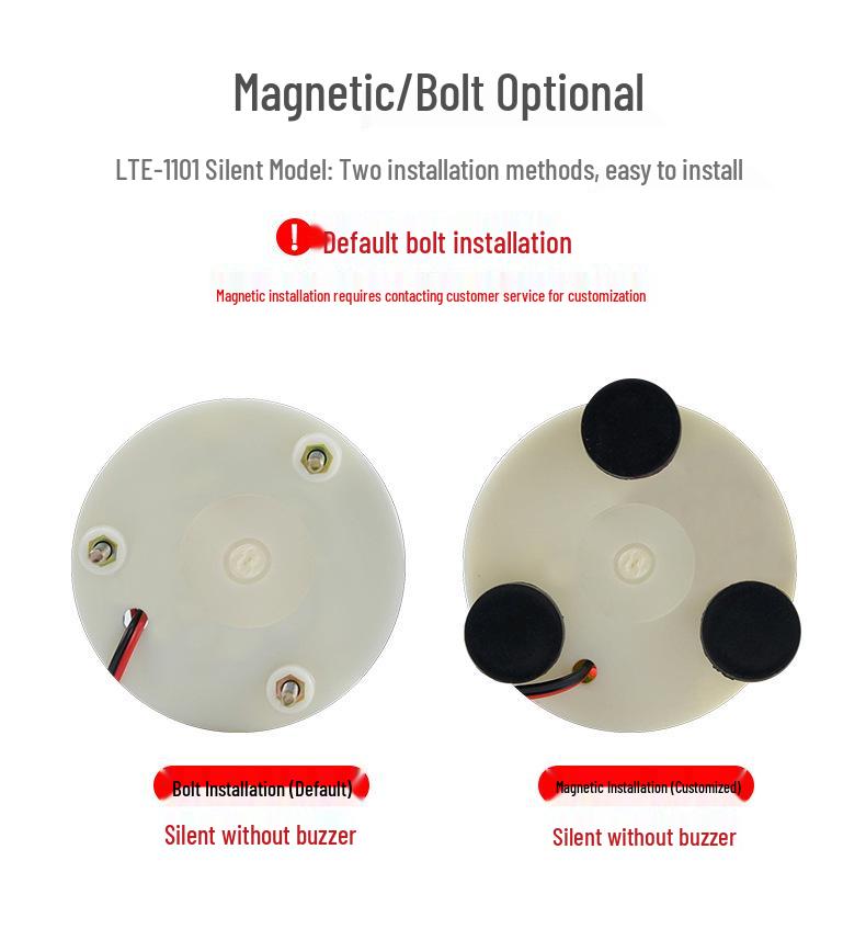 LTE-1101 Rotating Signal Warning Light, 220V, Silent Flashing Traffic Indicator