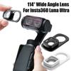 FOV To 114° Wide-angle Lens for Insta360 Luna Ultra Gimbal Camera Accessories