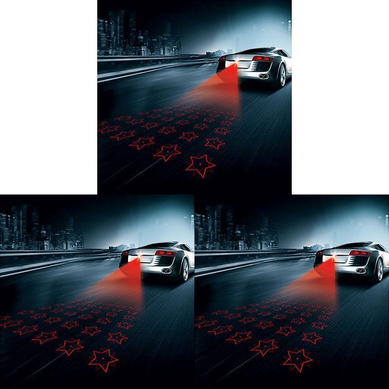 Fish And Star Pattern Car Motorcycle Laser Light With High-quality Anti-fog Signal