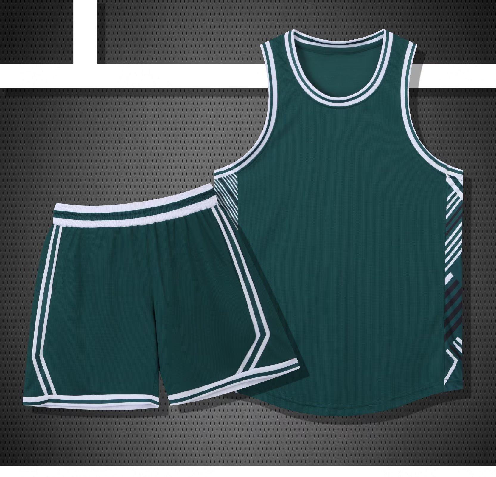 240 American Basketball Jersey Set Men S Game Jersey Jersey With Side Pocket Adult Children S Clothing 3Xs-6Xl 3XS/120