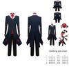 Polyester Blend Fabric Hell Boss Cosplay Suit Halloween Performance Costume
