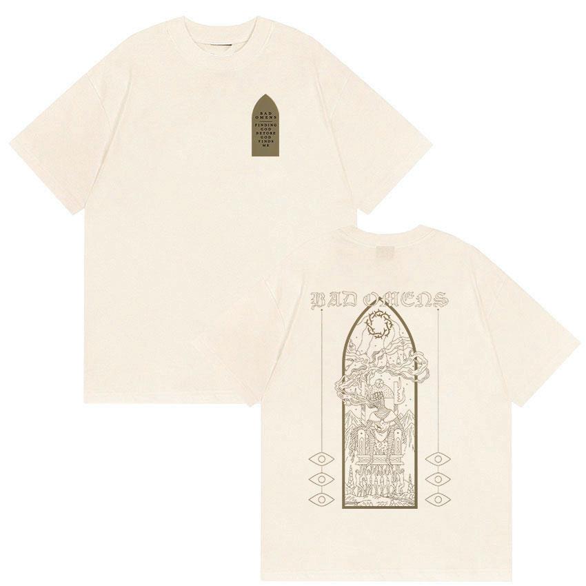 Rock Band Bad Omens Tour 2026 T Shirts Men Women Harajuku High Quality Fashion Tshirt 100 Cotton Short Sleeve Tees Streetwear