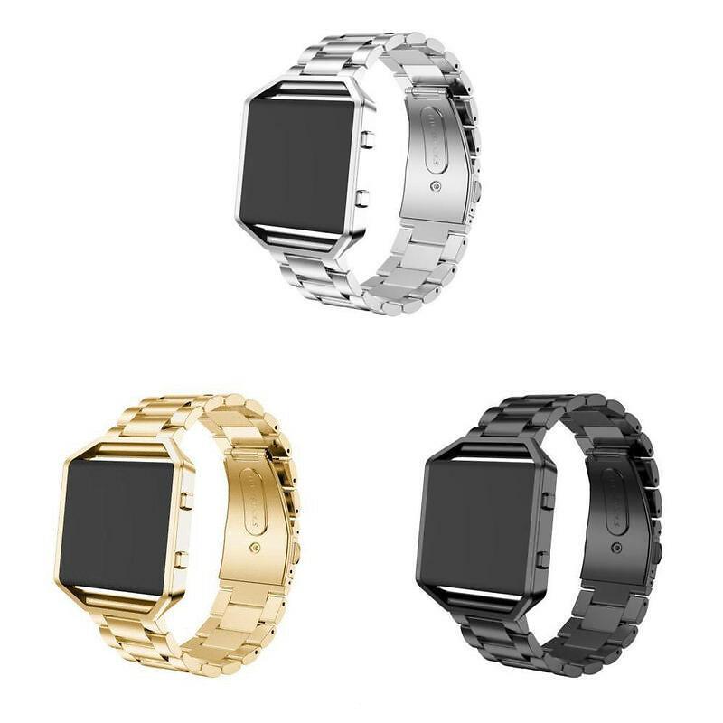 Elegant Stainless Steel Band For Fitbit Blaze With Durable Mesh Design And Interlock Clasp