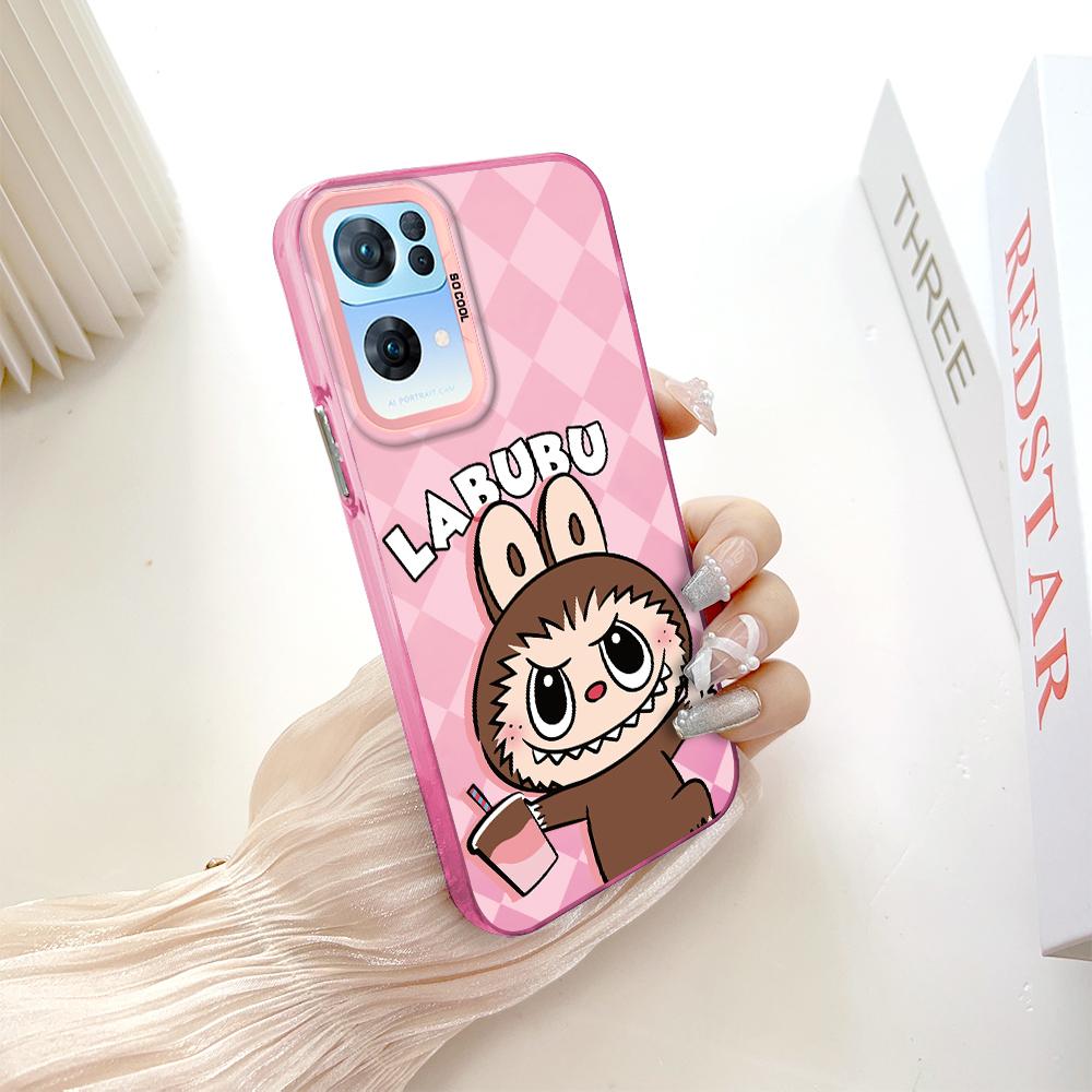 Model pictat Sliver colorat Carcasă tare cu două fețe Carcasă telefon antișoc anti-cădere pentru OnePlus OPPO Reno Realme