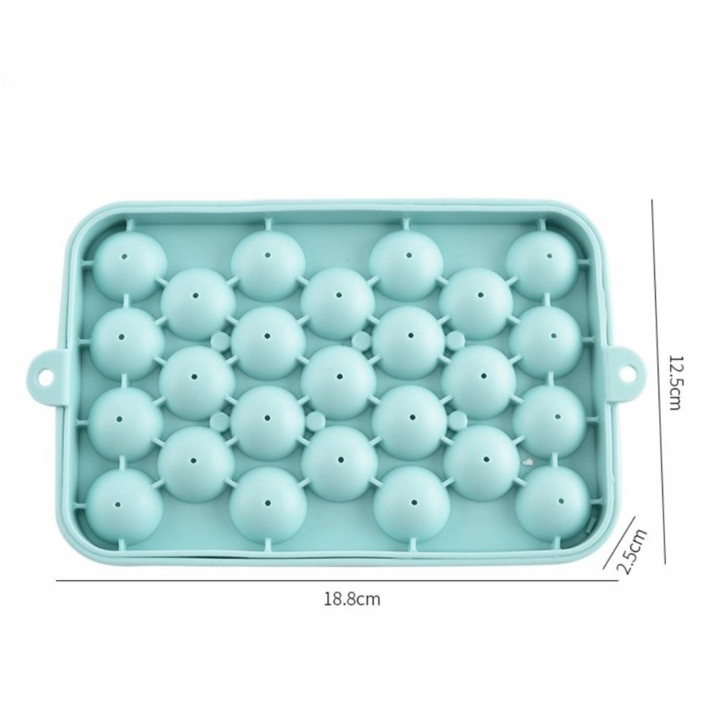 25 Grids Grape Ball Molds Round Shape Ice Cube Mold Creative Handmade Soap Molds Bar Party