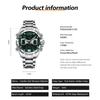POEDAGAR Sports Luxury Man Wristwatch Dual Time Display Digital Week Date LED Luminous Men Watch Electronic Quartz Watches
