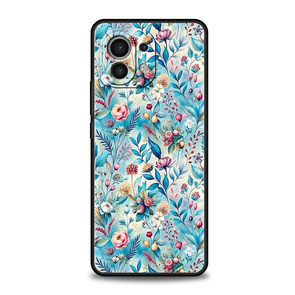 Oil Painting Flowers Pattern Design Phone Case for Xiaomi Mi 17 Pro Max 15 14 13 12 11 Ultra 15T 14T 13T 12T Pro Lite Soft TPU