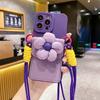 Trendy Back Cover Phone Case With Lanyard For Iphone 15 16 17 Pro Max