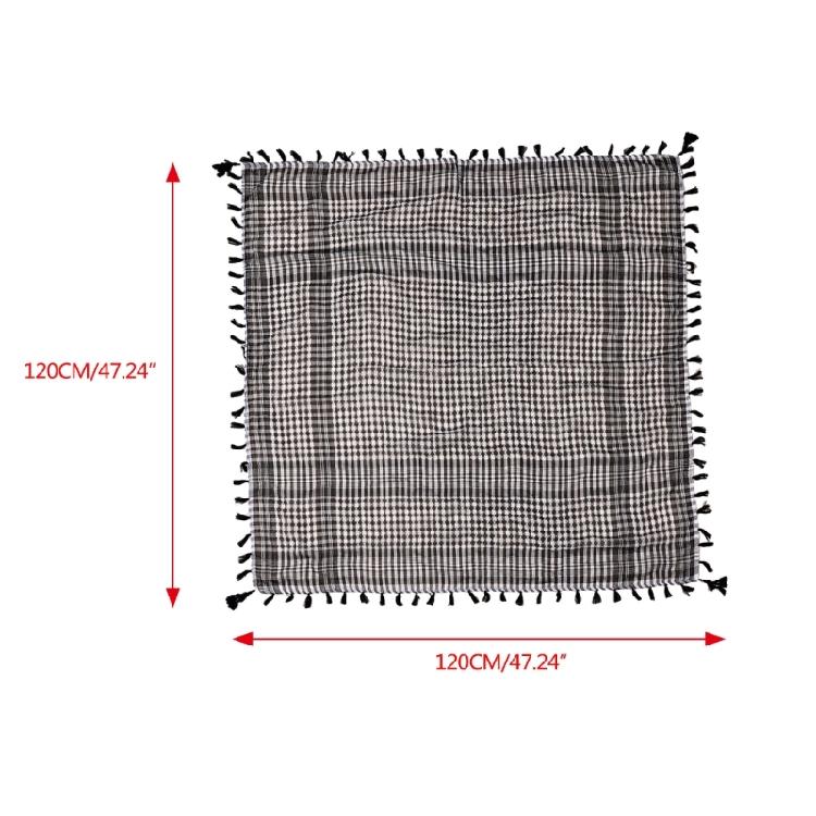 Lightweight Arab Shemagh Scarf Arabian Dubai Desert Neckwrap Tactics Facecovers