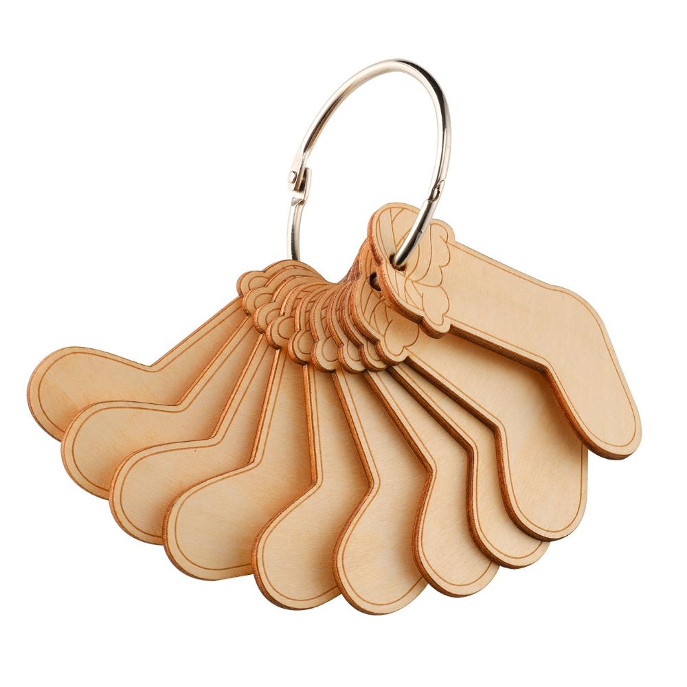 

10pcs Wooden Yarn Bobbins Weave Knitting Sewing Winding Thread String Winding Coil Plate Winder For Sewing Thread Holder 10PCS