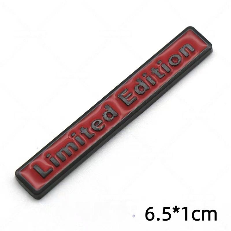 1Pc Metal Limited Edition Logo Fender Trunk Badge Emblem Racing SUV Sports Stickers Car Body Decal for All Car