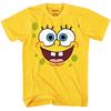 Officieel Spongebob Squarepants Gezicht Volwassen 100% Katoen T-shirt Heren T-shirts Top