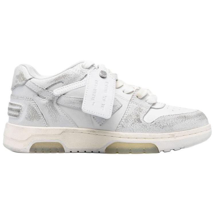 (WMNS) Off-White Out Of Office Low-Top Sneaker 'Grey White' Women's OWIA259S23LEA0050101